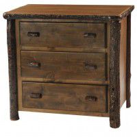 3 Drawer Hickory Chest 