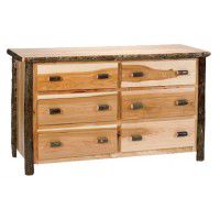 6 Drawer Hickory Dresser 