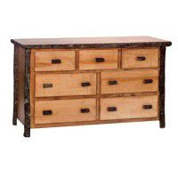 7 Drawer Hickory Dresser 