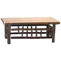 Hickory Open Coffee Table
