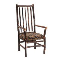 Hickory High Back Spoke Back Arm Chair