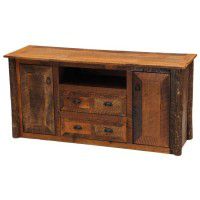 Barnwood Widescreen TV Stand