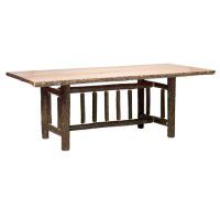 Hickory Log Dining Table