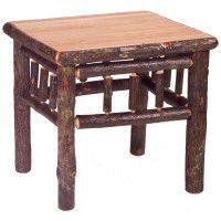 Square Hickory Coffee Table