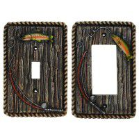 Gone Fishing Switch Plates