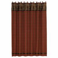 Cascade Lodge Bear Shower Curtain