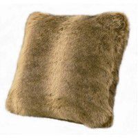 Faux Fur Pillow - Wolf