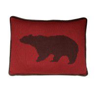 Knit Bear Accent Pillow