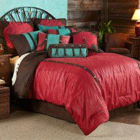 Red Cheyenne Comforter Set
