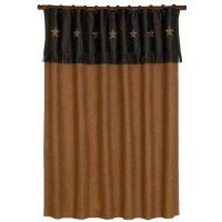 Laredo Shower Curtain-Chocolate