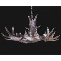 Manitoba Faux Moose Antler Chandelier