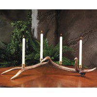 Faux Elk Antler Candelabra