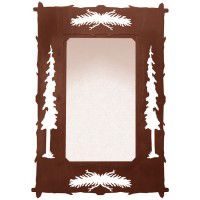 Nature Pine Cone Mirror