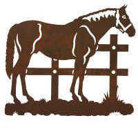 Standing Horse Metal Wall Art