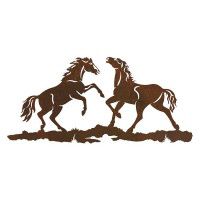 Wild Horses Metal Wall Art