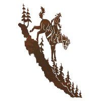 Mountain Horse Metal Wall Art