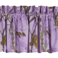 Lavender Camo Valance