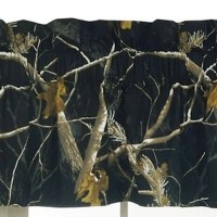 Black Camo Valance