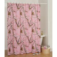 AP Pink Camo Shower Curtain