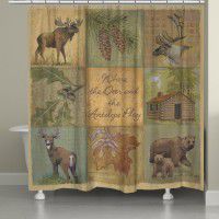 Deer and Antelope Shower Curtain