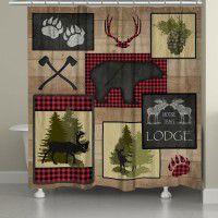 Lumberjack Plaid Shower Curtain