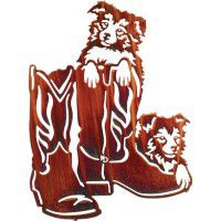 Companions Western Dog Metal Wall Art  -DISCONTINUED