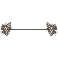 Rustic Pine Cone Towel Bar and Bath Accessories-DISCONTINUED