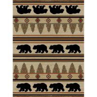 Appalachian Bears Area Rugs