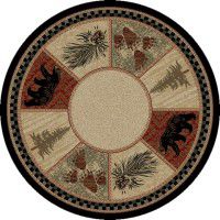 Big Timber Round Rug