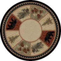 Big Timber Round Rug