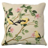 Gold Finch Pillow