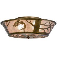 North Woods Trout Ceiling Light 