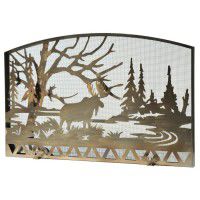 Moose by the Lake Firescreen - Available in 2 Sizes