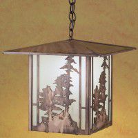 Pine Tree Lantern Pendant Light