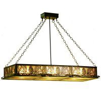 Pine Cone Oblong Pendant Light