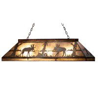 Double Moose Game Table Light