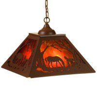 Mare & Foal Pendant Light