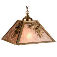 Oak Leaf and Acorn Pendant Light