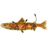 Brown Trout Glass Wall Sconce