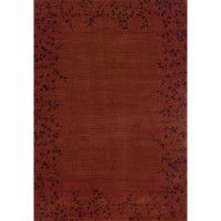 Claret Tiny Branches Area Rugs