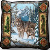 Wolf Lodge Pillow