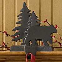 Bear and Tree Stocking Holder