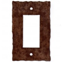 Metal Light Switch Plate Cover Rustic Brown Stone Rock Image Cabin Home Decor 