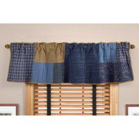 Denim Square Runner/Valance