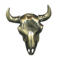Buffalo Skull Knob