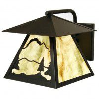 Timber Ridge Outdoor Sconce with Roof