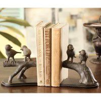 Bird Chat Bookends