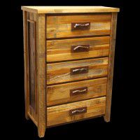 Old Barn Twig Chest - Five Drawer