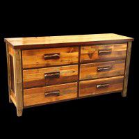 Old Barn Twig Chest - Six Drawer