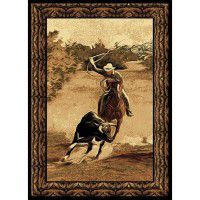 Steer Roper Area Rug